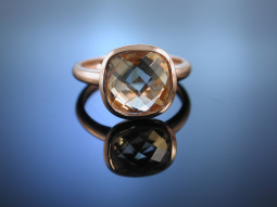 Ring Ros&eacute;gold 750 Citrin