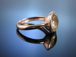 Ring Ros&eacute;gold 750 Citrin