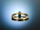 Verlobungsring der Jahrhundertwende! Diamant Ring Altschliff ca. 0,17 ct Gold 585 um 1900 Engagement Diamond