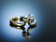 Exquisiter Ring Gold 585 Bicolor Brillanten Verlobungsring  um 2005