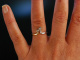 Exquisiter Ring Gold 585 Bicolor Brillanten Verlobungsring  um 2005