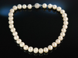 Brilliant Pearls! Feinste Zuchtperlen Kette Brillanten...