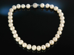 Brilliant Pearls! Feinste Zuchtperlen Kette Brillanten...