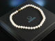 White Pearls! Edle Kette S&uuml;sswasser Zuchtperlen Gold 585