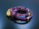 Fancy Violet! Armband Amethyst Turmalin Granat Ros&eacute;qaurz Silber vergoldet