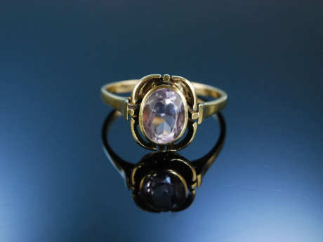 Ring Gold 333 Lavendel Amethyst um 1930