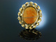 Heiliger Georg! Antike Gemmen Brosche Pinchbeck cameo brooch England um 1850