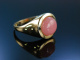 Feiner Pink Opal! Ring Gold 9 Kt England um 2005