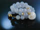 Zartes Herz! Collier Herz Motiv Chalzedon Gold 585 Brillant Chalcedon