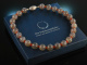 Grey and Orange! Statement Kette Grau Quarz Karneol Silber 925 satiniert