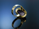 Sixties Vintage Ring Gold 333 Amethyst um 1960
