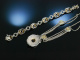 Trachtenschmuck Collier Armband Silber Saatperlen Granat um 1950