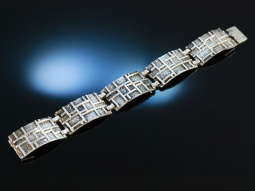 Sixties Silver Bracelet! Massives Vintage Armband Silber...