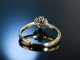 Verlobungsring Diamanten 0,15 ct Ring Gold 375 England 