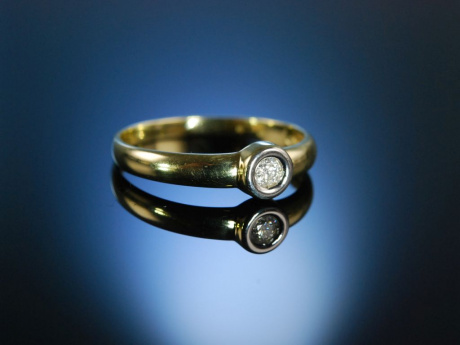 Klassischer Verlobungsring! Diamant Ring Gold 585 Brillant Diamond Engagement Ring