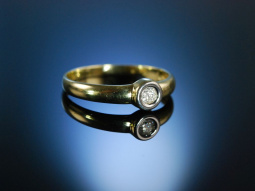 Klassischer Verlobungsring! Diamant Ring Gold 585...
