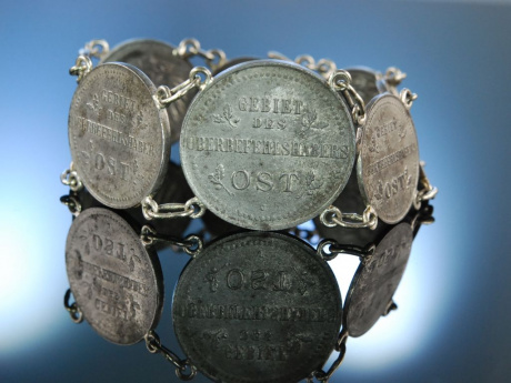 Historisches Münz Armband Kopeken Oberbefehlshaber Ost datiert Liban 1916