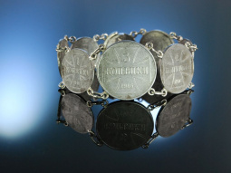 Historisches M&uuml;nz Armband Kopeken Oberbefehlshaber Ost datiert Liban 1916