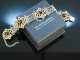 Trachten Armband Silber vergoldet Granate um 1910