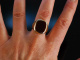 Herrenring Siegel Ring Wappenring Karneol Gold 333