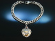 Trachten Armband Bartel&Sohn Silber Herzanhnger um 1985