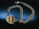 Trachten Armband Bartel&amp;Sohn Silber Herzanh&auml;nger um 1985