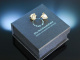 Klassische Ohrringe Gold 585 Saphire Brillanten