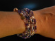 Fancy Violet! Lange Kette oder Armband Silber rot vergoldet lila Amethyst Opal Achat