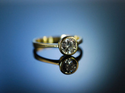 Love you! Solit&auml;r Ring Gold 585 Brillant 0,95 ct Diamantring Verlobungsring