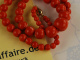 Exquisite riesige feinste Lachs Korallen Kette Edelkoralle Gold 585