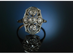 Art Deco um 1915! Altschliff Diamant Ring Gold 585 ca....