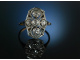 Art Deco um 1915! Altschliff Diamant Ring Gold 585 ca. 0,85 ct