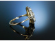 Art Deco um 1915! Altschliff Diamant Ring Gold 585 ca. 0,85 ct