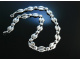 Wien um 1930! Art Deco Kette Hammerschlag Silber 835