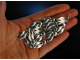 Wien um 1930! Art Deco Kette Hammerschlag Silber 835