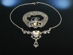 Grandln zur Tracht! Kette und Armband Silber Grandln...