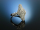 Edwardian like! Ring Wei&szlig; Gold 750 Diamanten 0,85 ct