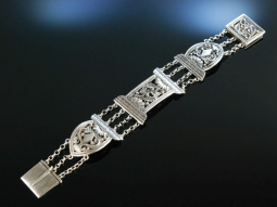 Klassizismus! Historisches Armband Holland um 1820 Silber