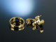 Klassisches Schmuckset! Massiver Bandring und Ohrringe Gold 585 Saphire Brillanten 