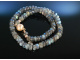 Winter Night! Exquisite Labradorit Kette Silber 925 ros&eacute;vergoldet