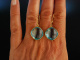 Summer Sky! Ohrringe Silber 925 vergoldet Blauachat