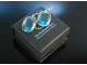 Summer Sky! Ohrringe Silber 925 vergoldet Blauachat