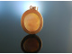 Exquisite cameo pendant maenad silver ros&eacute; gold plated England circa 1870