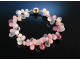 Rose Drops! Armband Rosa Opal Rubin Tropfen Silber 925 ros&eacute; vergoldet