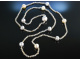 Shiny Pearls! Lange Kette Südsee Perlen Labradorit Silber 925