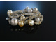 Shiny Pearls! Lange Kette Südsee Perlen Labradorit Silber 925