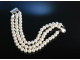 Classic Pearls! Armband dreireihig Zuchtperlen Silber 925