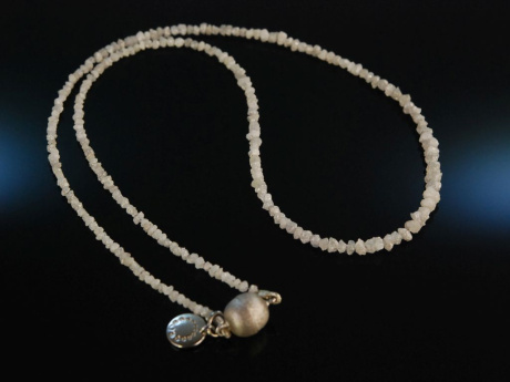 Rough Diamonds! Kette Roh Diamanten Silbergrau Silber 925