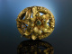 Blume des Biedermeier! Brosche Gold 585 Turmalin Diamantrosen
