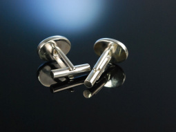 Zum Gravieren! Massive Manschettenkn&ouml;pfe Silber 925...